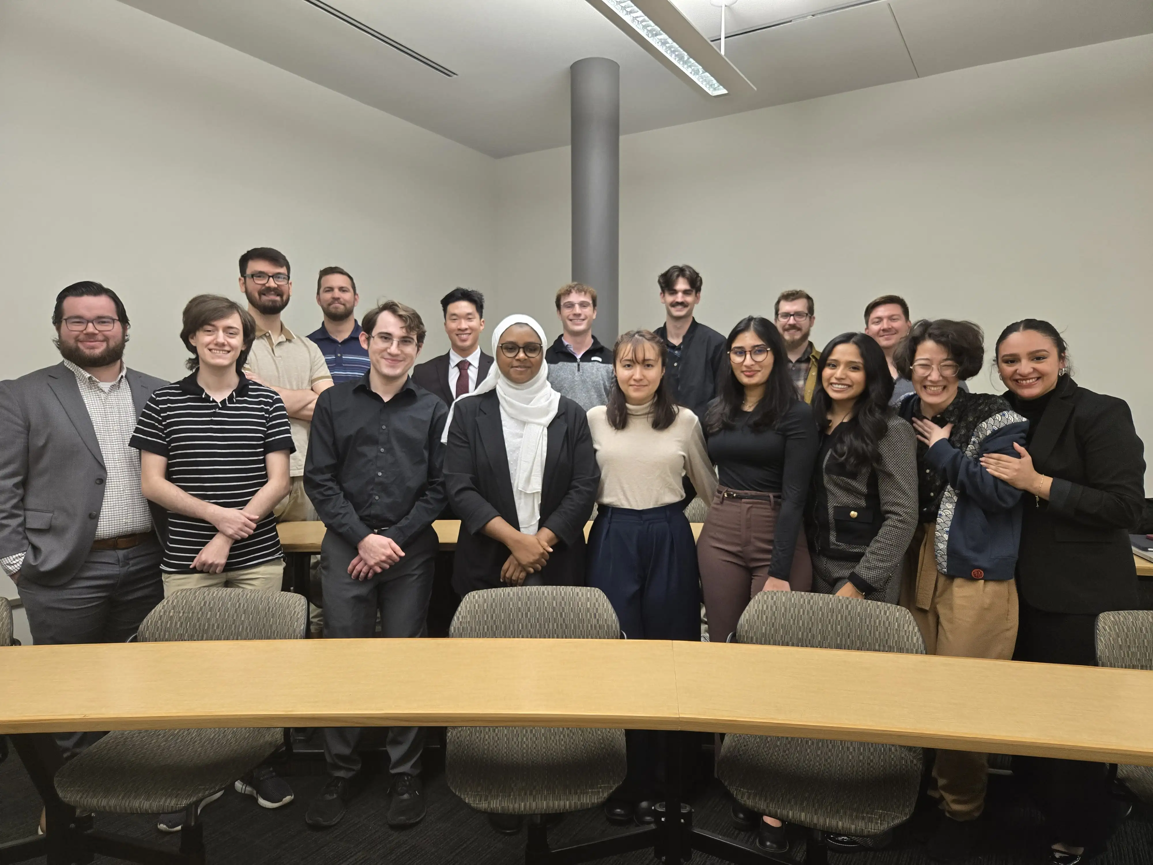 group of students and lead faculty