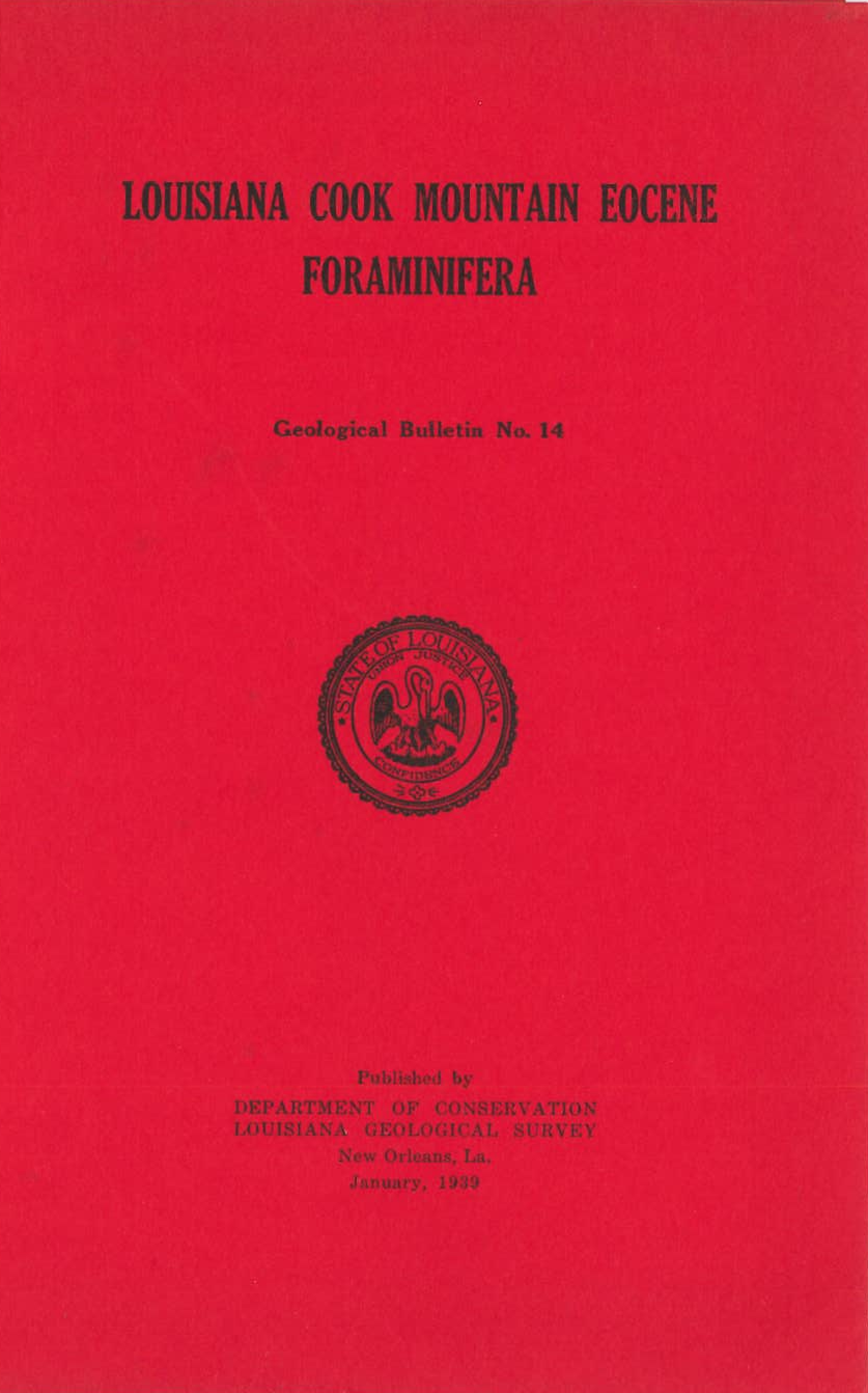 Louisiana Cook Mountain Eocene Foraminifera